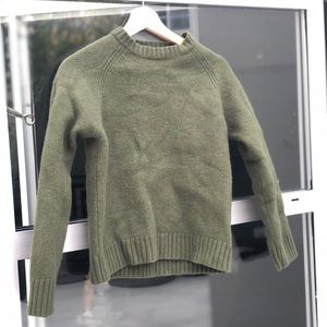 Forest Green JCrew Wool Sweater